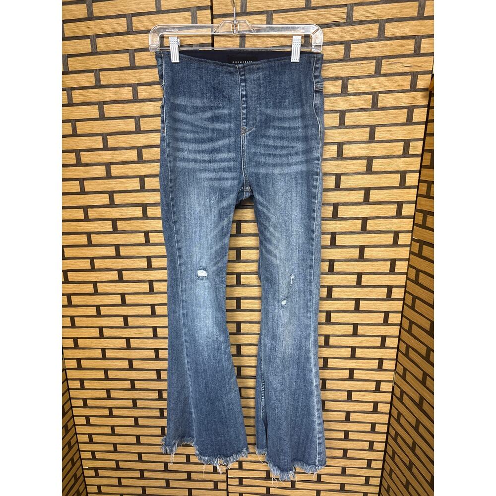 Risen Pull On Flare Leg Jeans Size 5